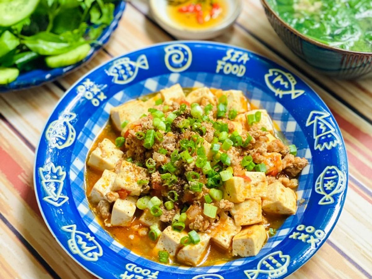 Đậu Hũ Sốt Thịt Cà Chua
