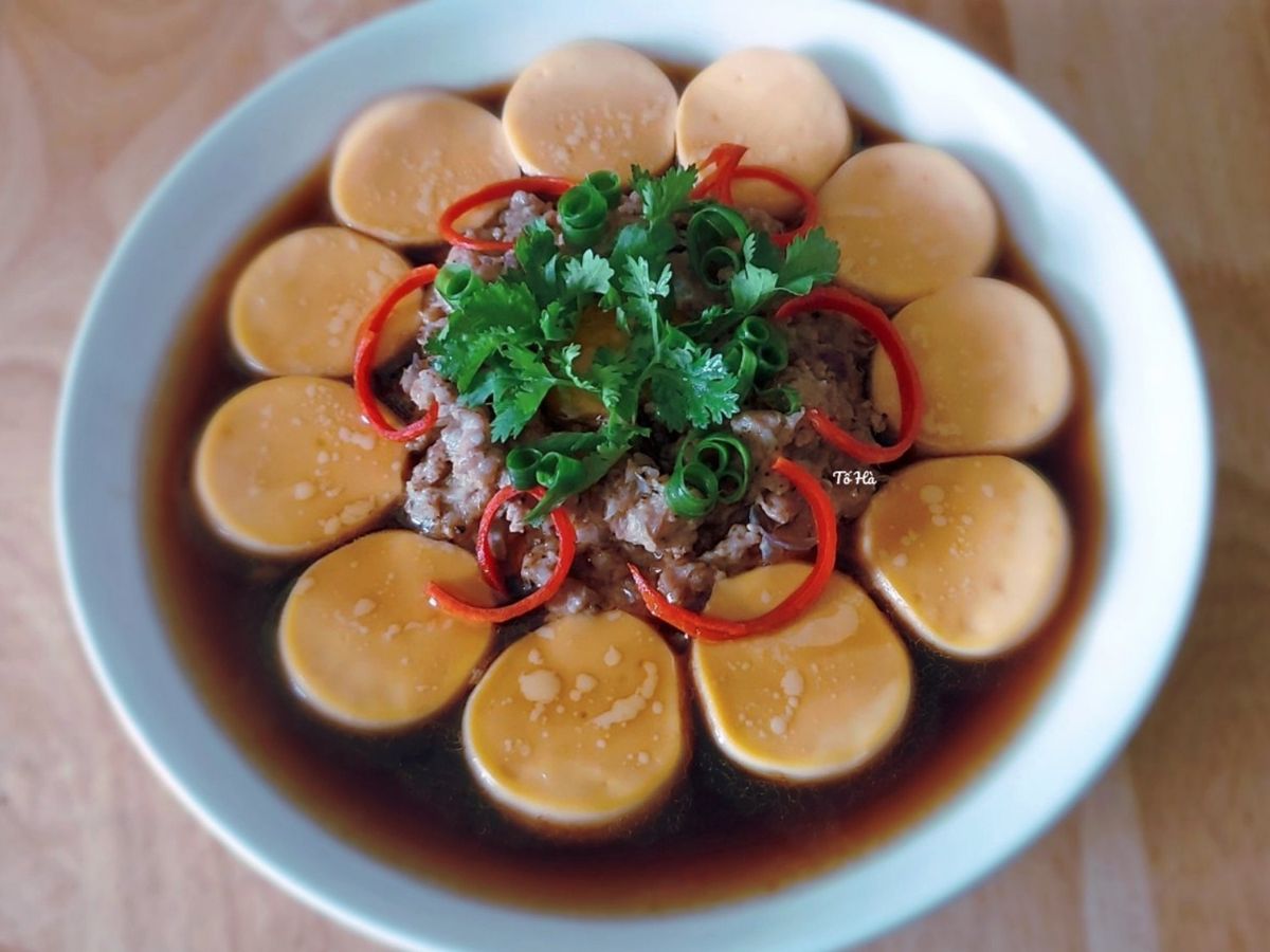 Đậu HŨ trứng hấp