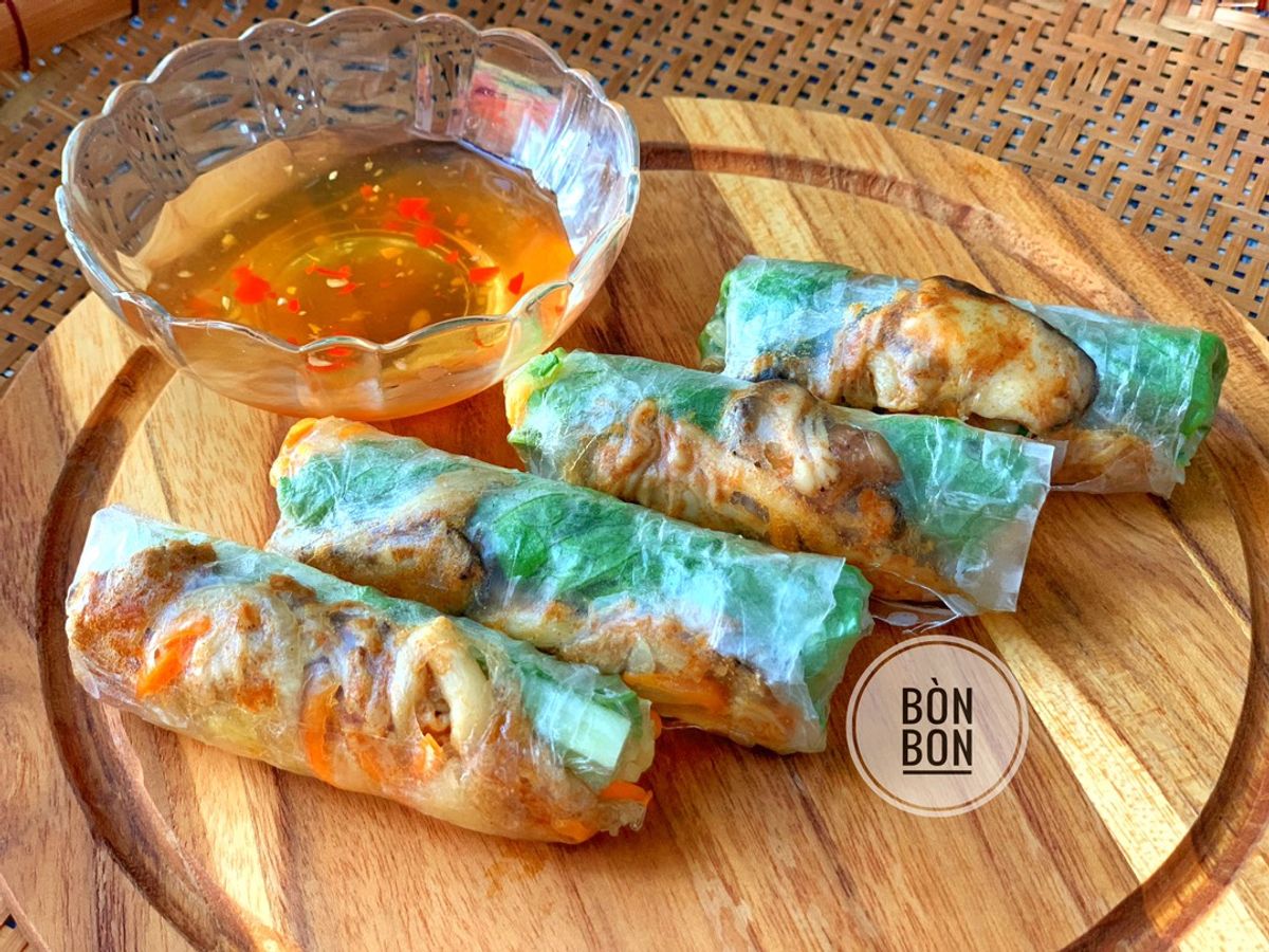 Bì Cuốn Nấm Chay