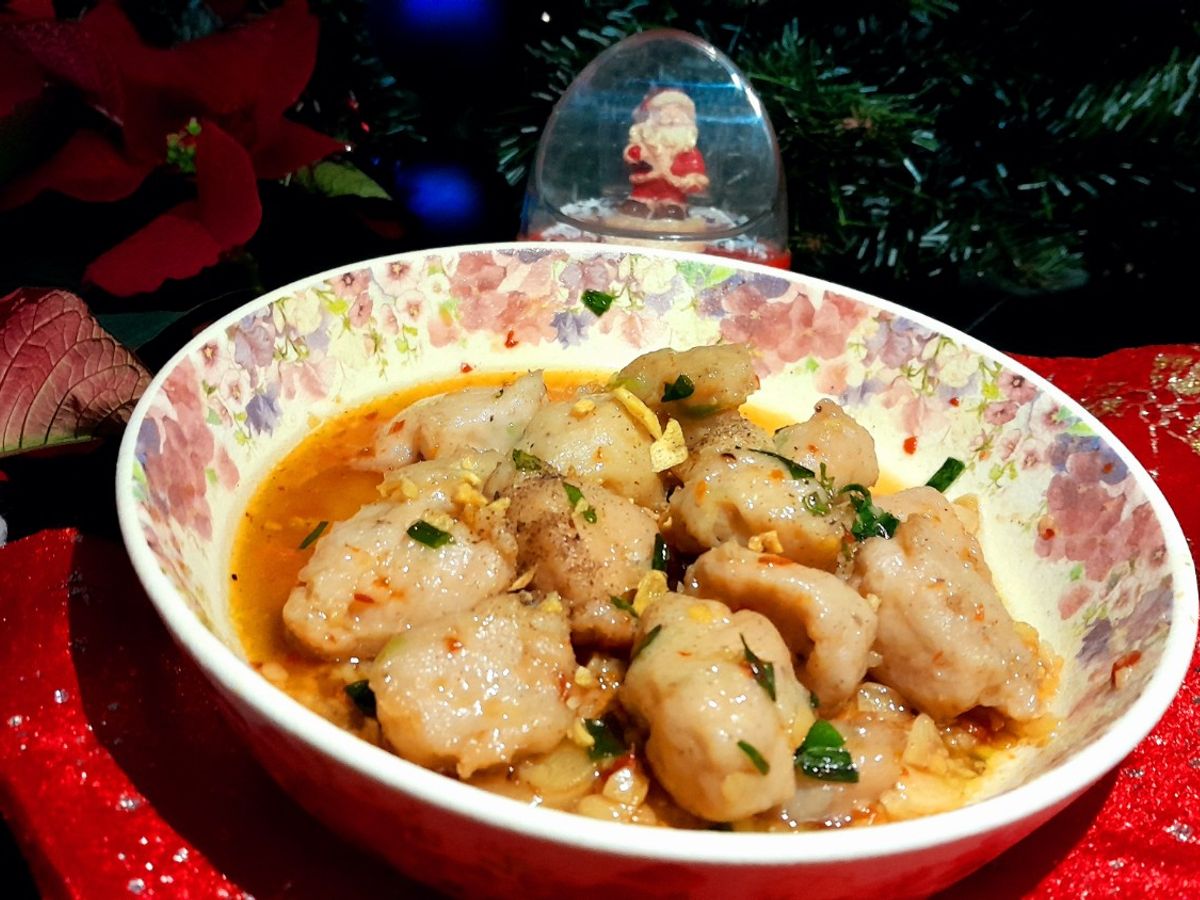Cá thác lác rim chua ngọt