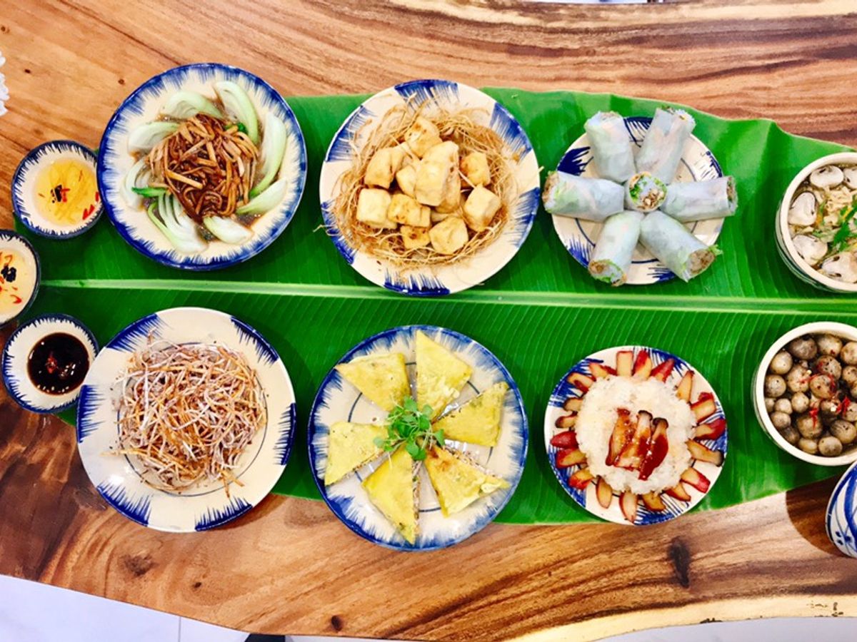 Mâm cơm chay ngày tết (số 2)