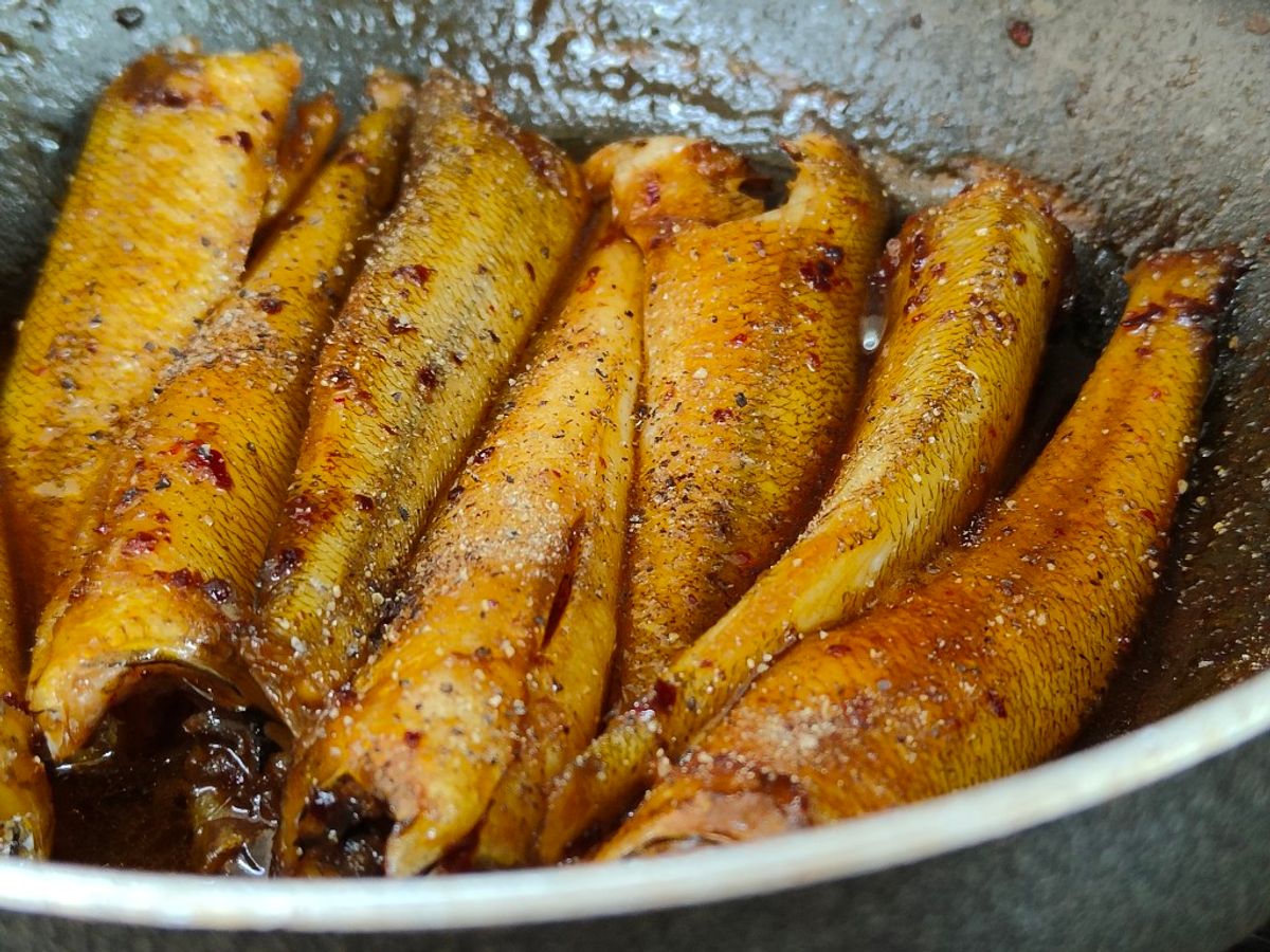 Cá bống đục kho khô