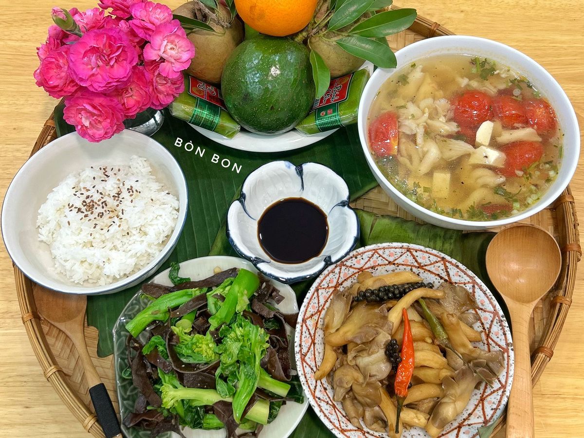 Mâm Cơm Chay Đơn Giản Rằm Tháng 7 - Lễ Vu Lan