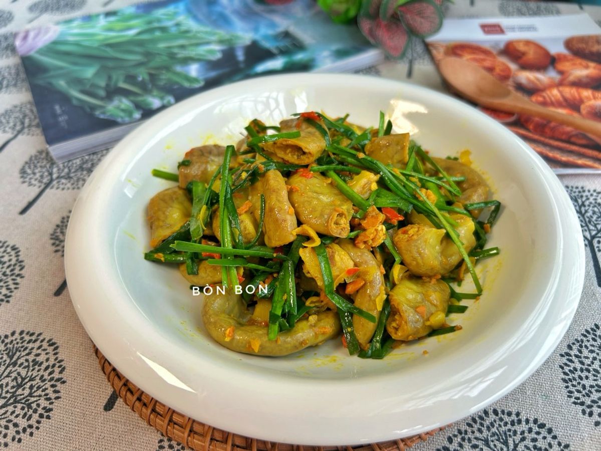 Lòng Heo Xào Nghệ Miền Trung