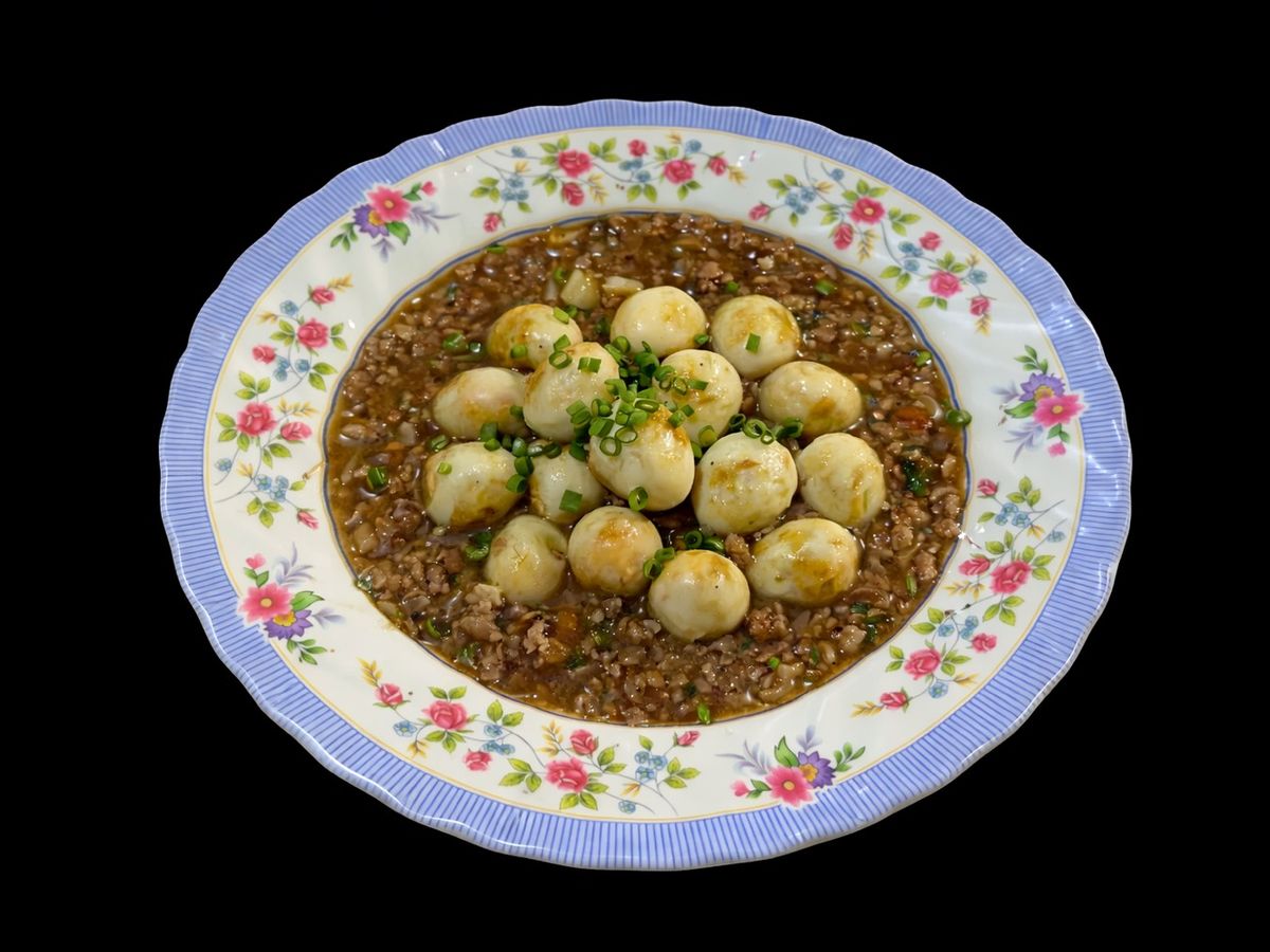 SP.0964 - Trứng Cút Xốt Thịt Heo Xay