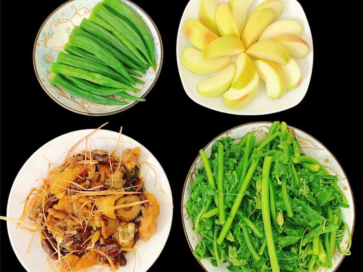 Gà kho nấm hương chua ngọt