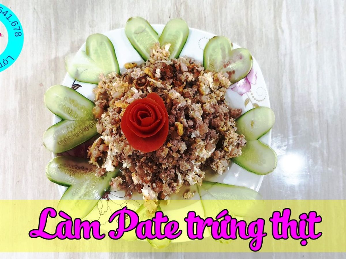 Làm thịt xay giả Pate trứng