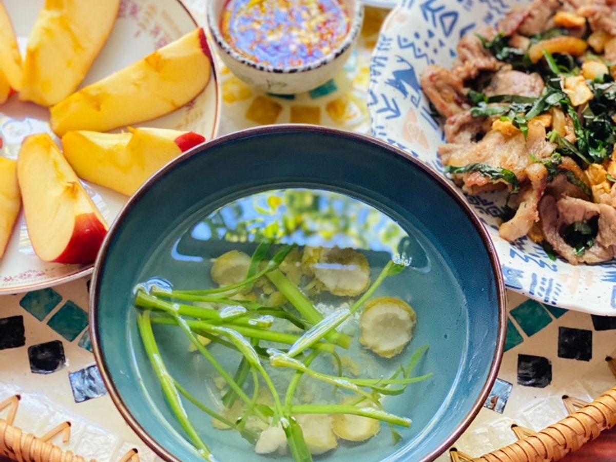 Nước Rau Muống Luộc Dầm Sấu