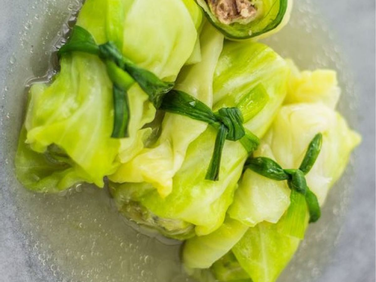 Bắp Cải Nhồi Thịt Hấp