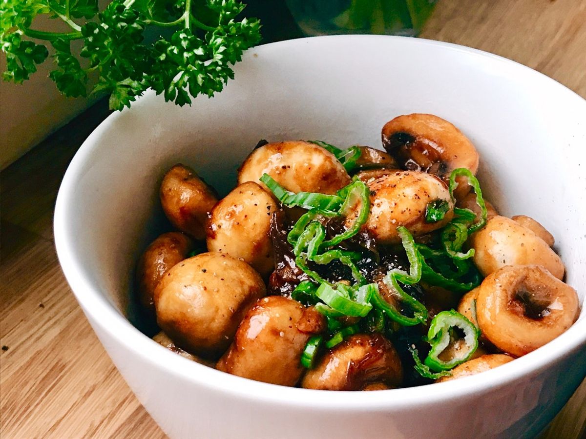 🌱 Nấm Mỡ Kho Nước Tương Chay (Vegan)