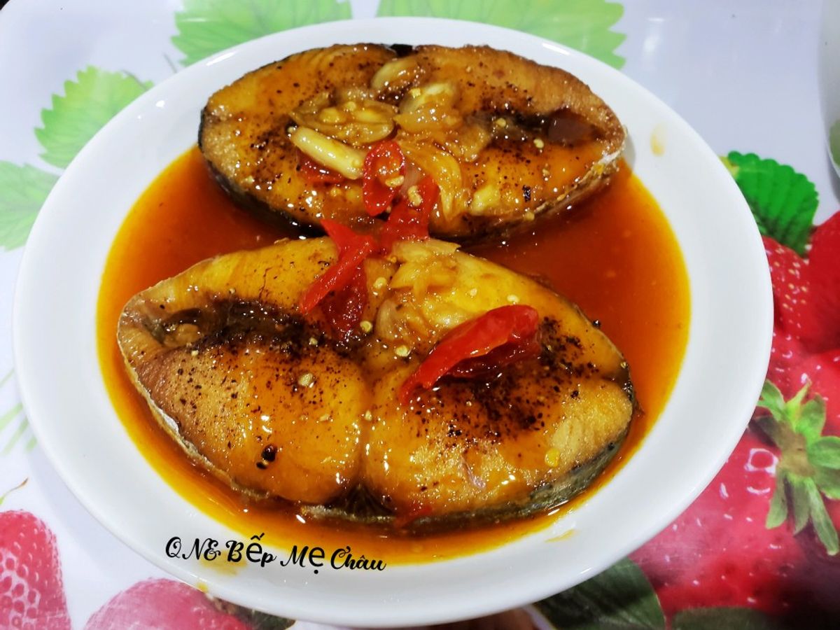 Cá thu rim mắm tỏi ớt