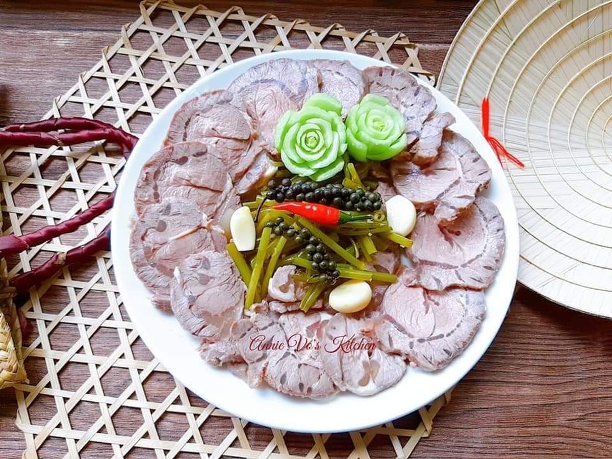 Bắp bò ngâm mắm