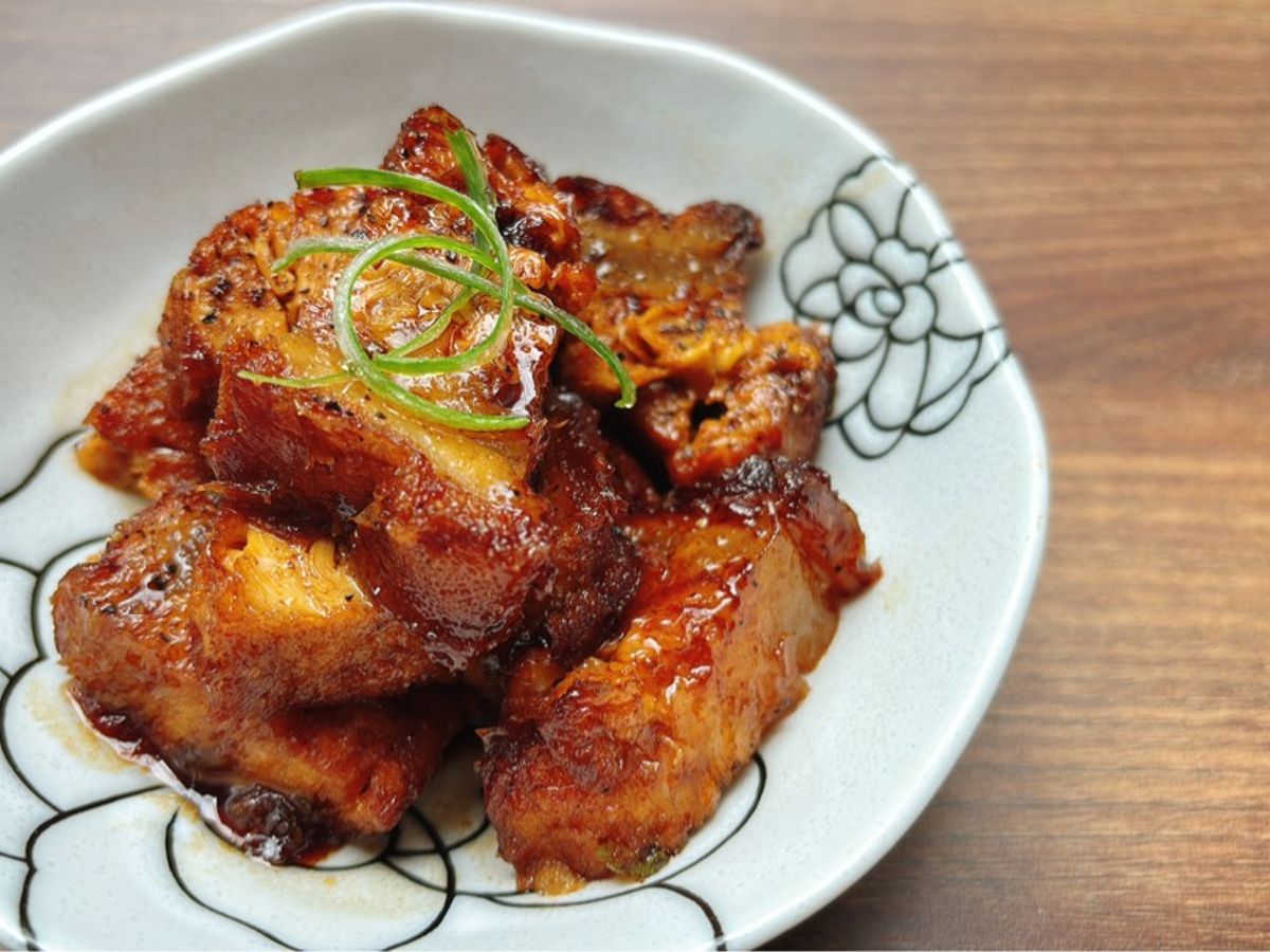 Thịt chay kho xì dầu