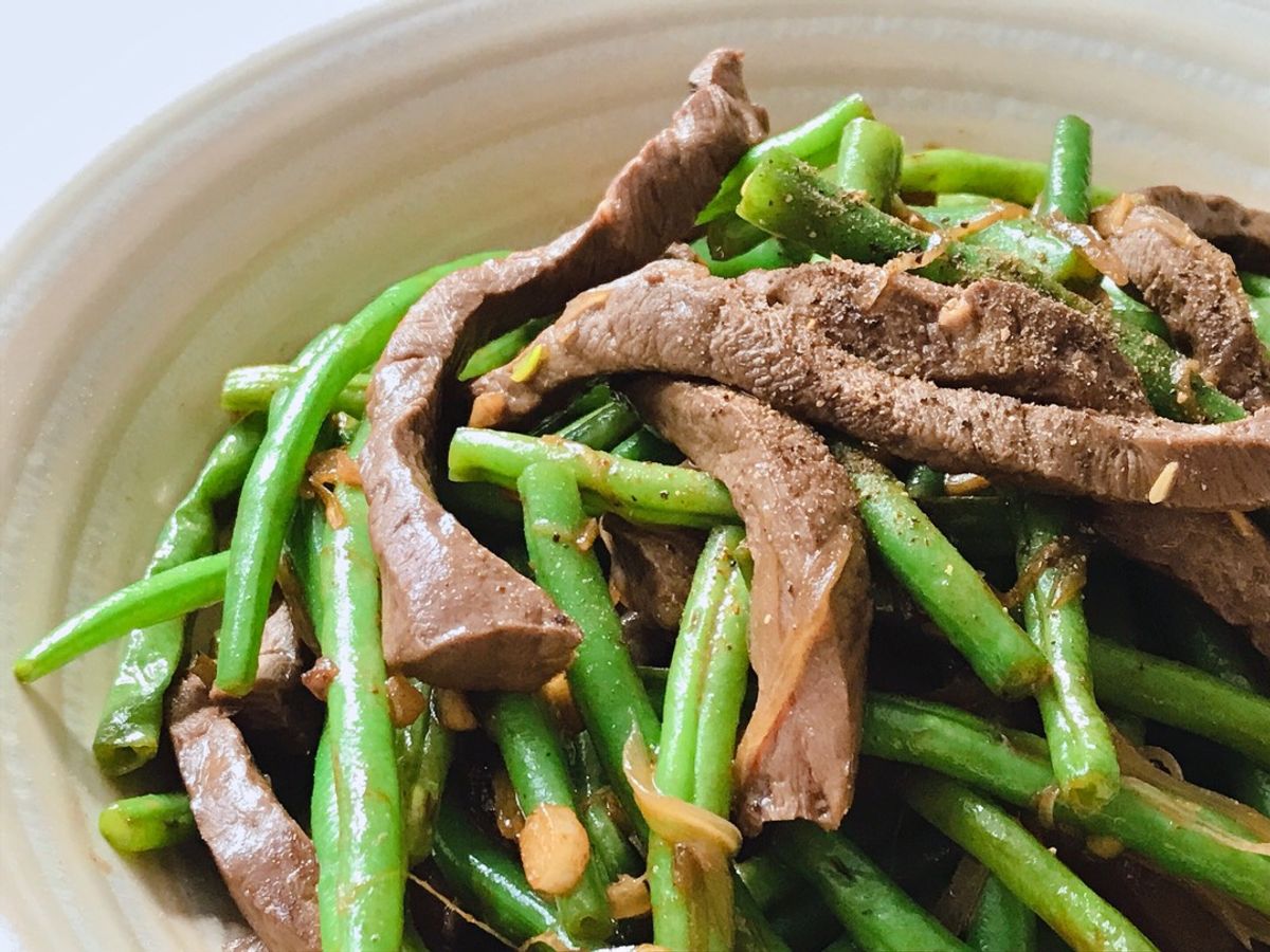 Đậu Que Xào Tim Bò
