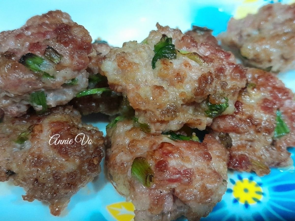 Thịt xay viên chiên