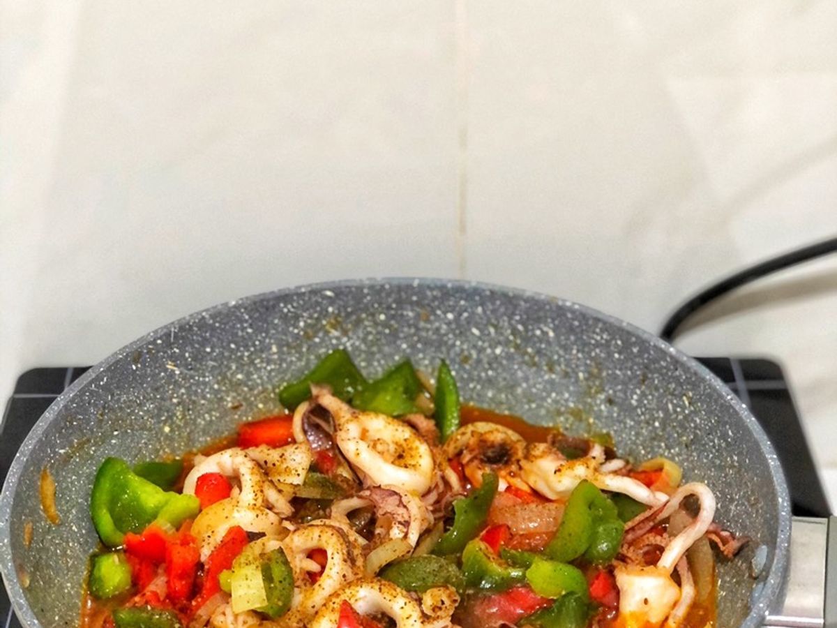 Mực Xào Sa Tế