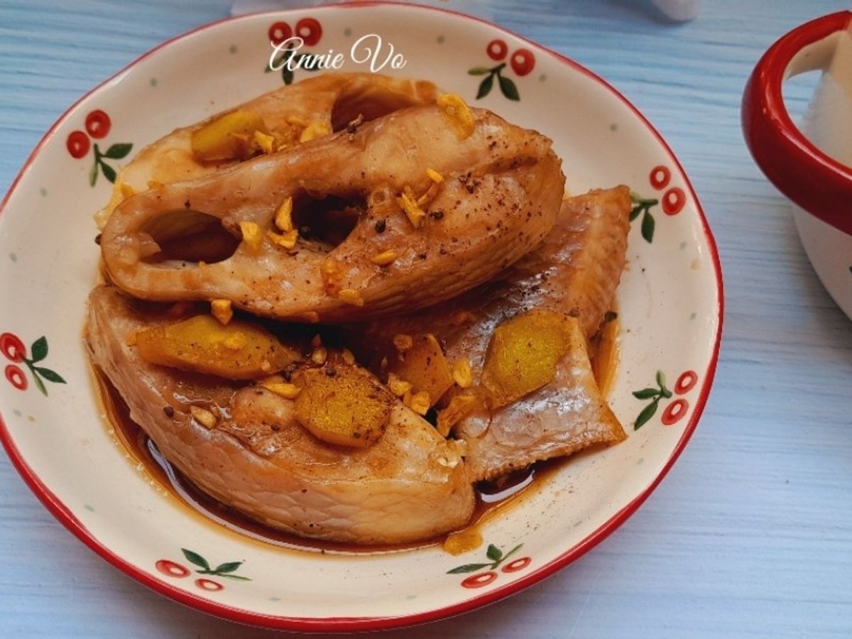 Cá diêu hồng hấp nước tương