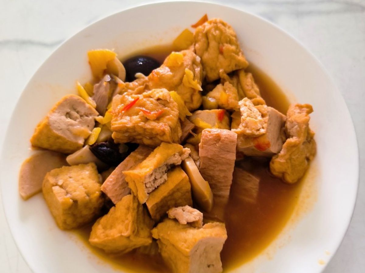 Đậu hủ kho thập cẩm