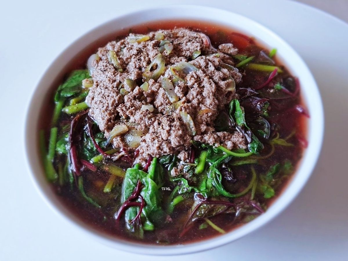 CANH cua đồng nấu rau dền-rau mồng tơi 🦀🥬🥦