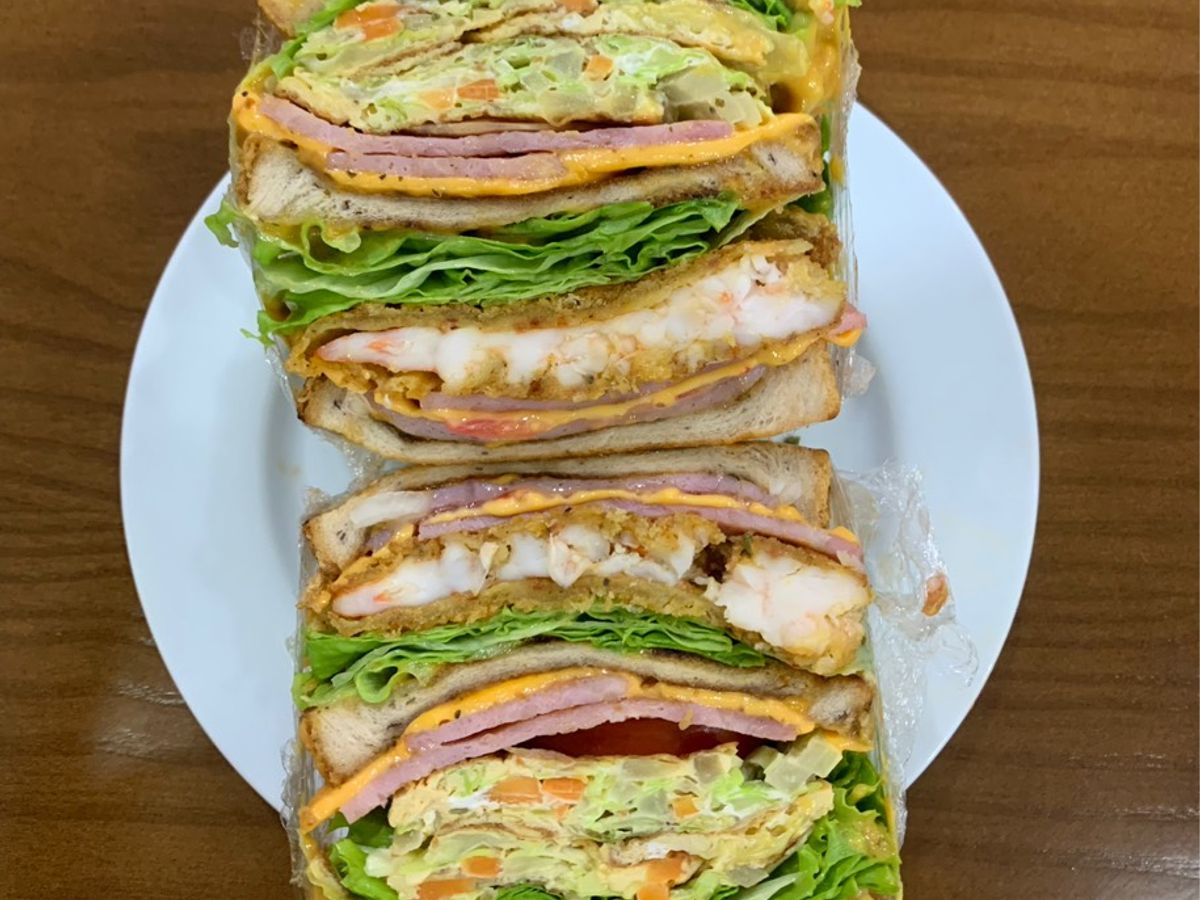 Sandwich tôm