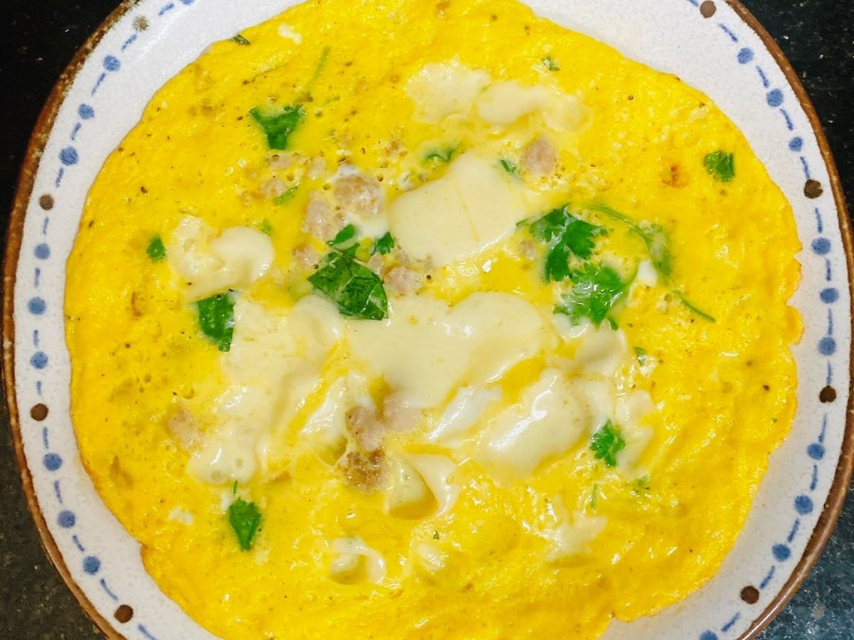 Trứng Chiên Phomai Thịt Bằm