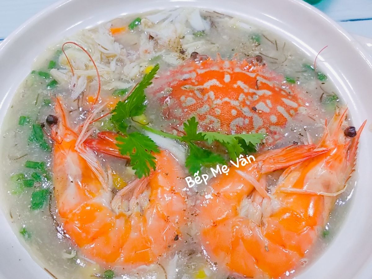 Súp ghẹ tôm tóc tiên
