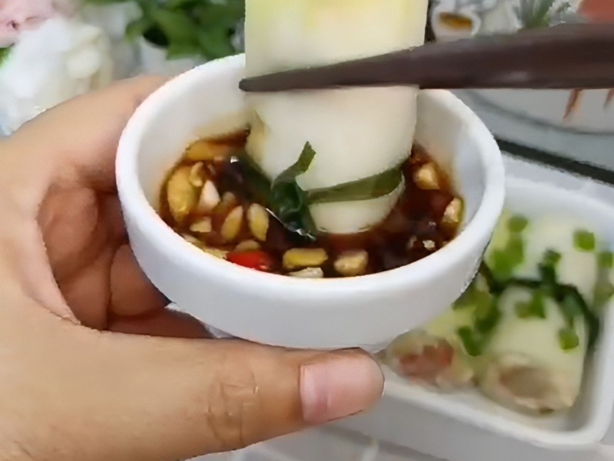 Bí đao (bí xanh) cuộn cua thịt