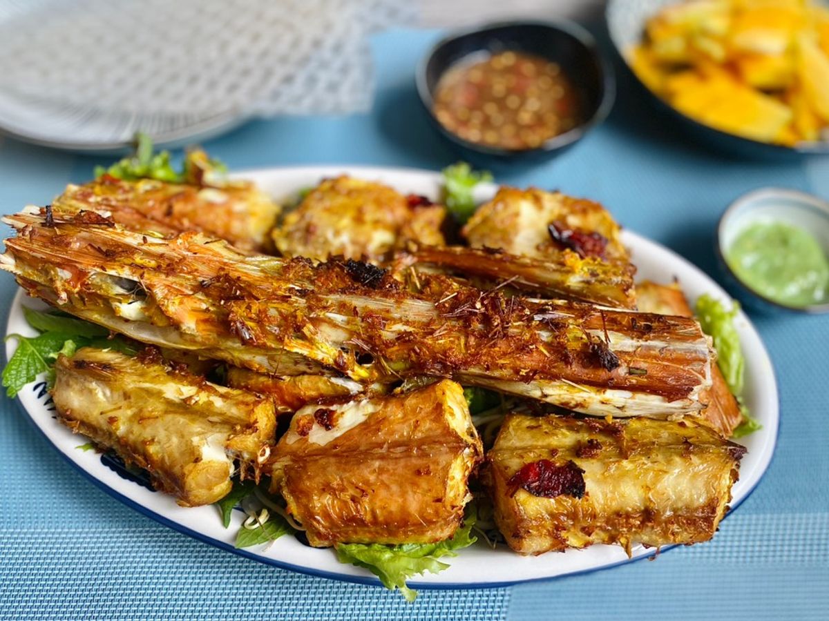 Cá chìa vôi nướng muối ớt