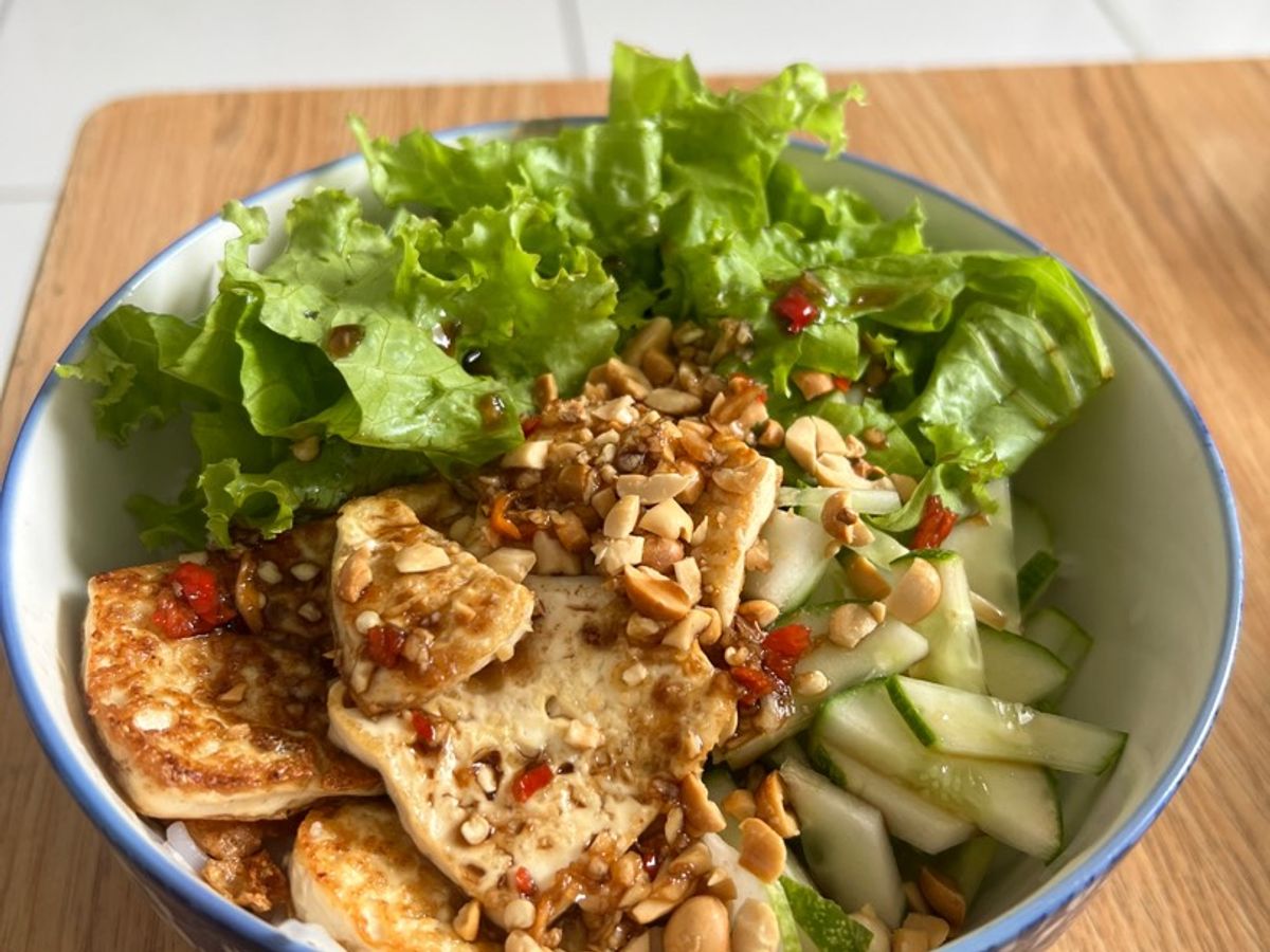 Bún đậu hũ nước tương
