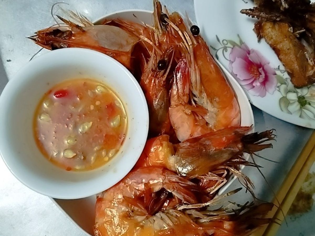 Tôm chiên nckd