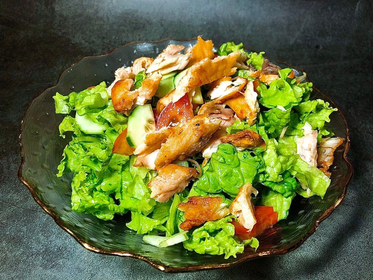 Salad Cá Mặn (Cá Basa Một Nắng)