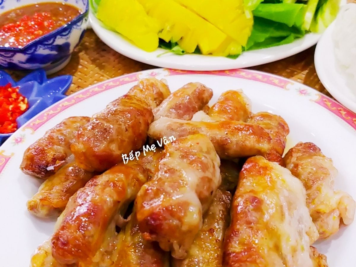 Thịt bò nướng mỡ chài