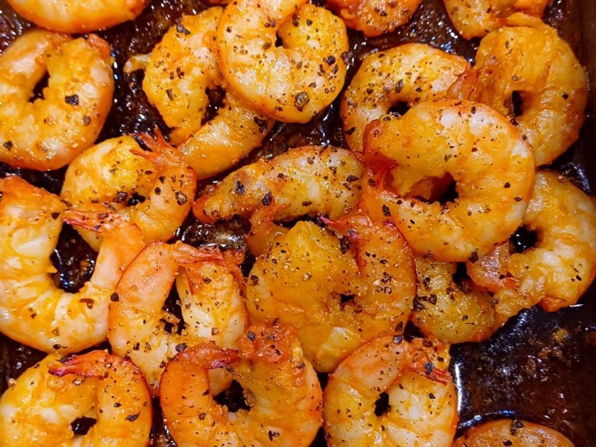 Tôm bóc vỏ rim tiêu