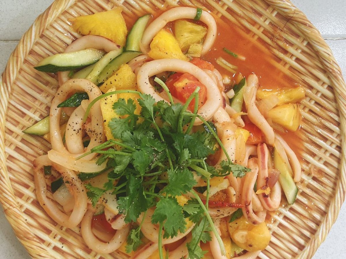 Mực xào chua ngọt