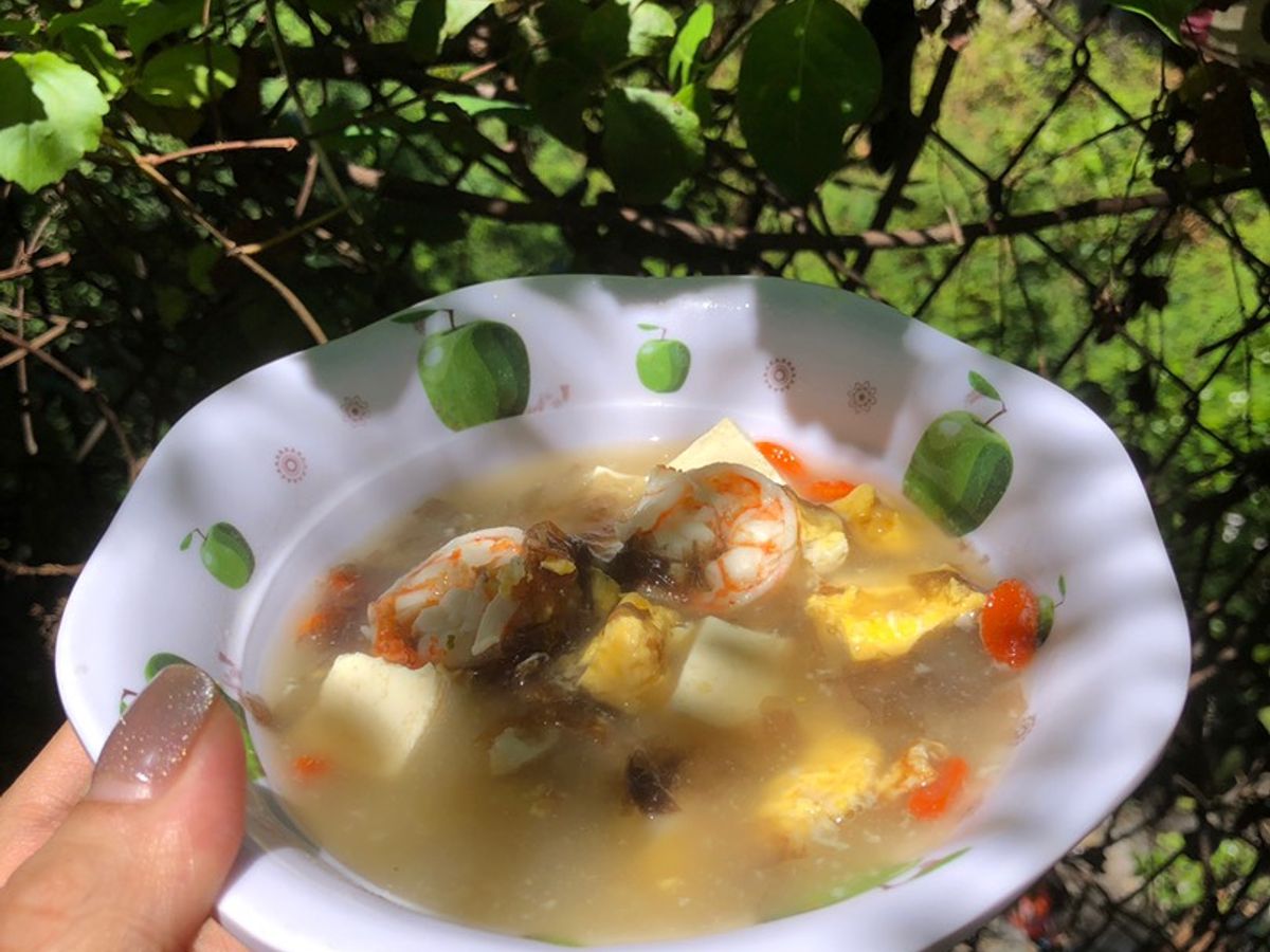 Canh đậu hũ rong biển