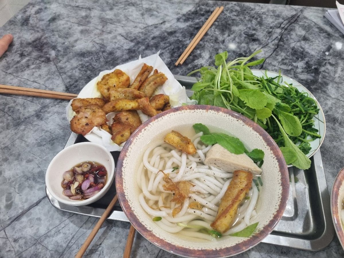 Bánh Canh Cá Lóc Chiên