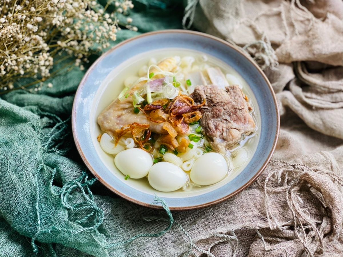 Nui - Mì Nấu Gà Sườn Heo