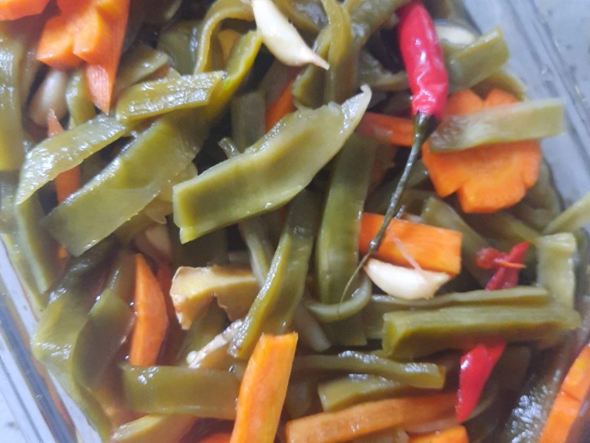Rau tiến vua ngâm mắm