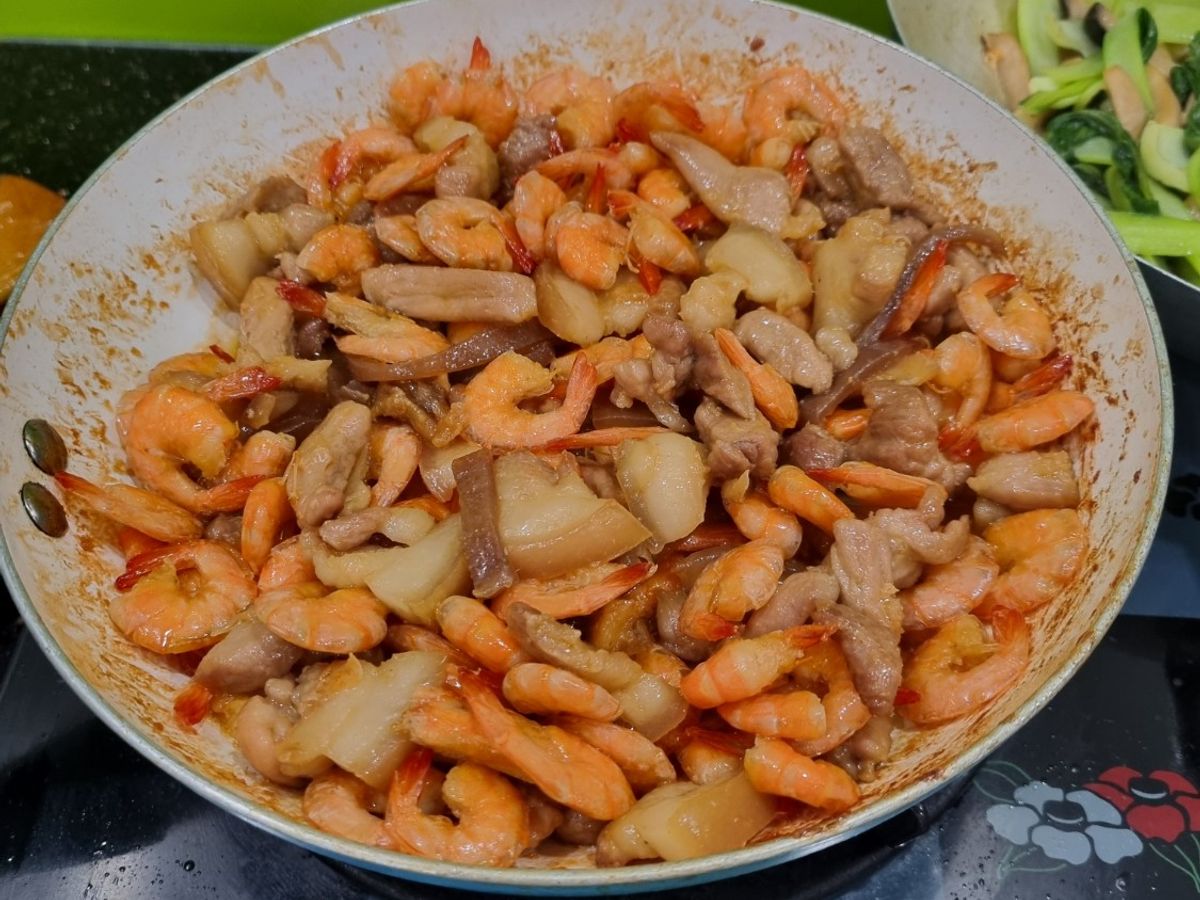 Tôm Rang Thịt