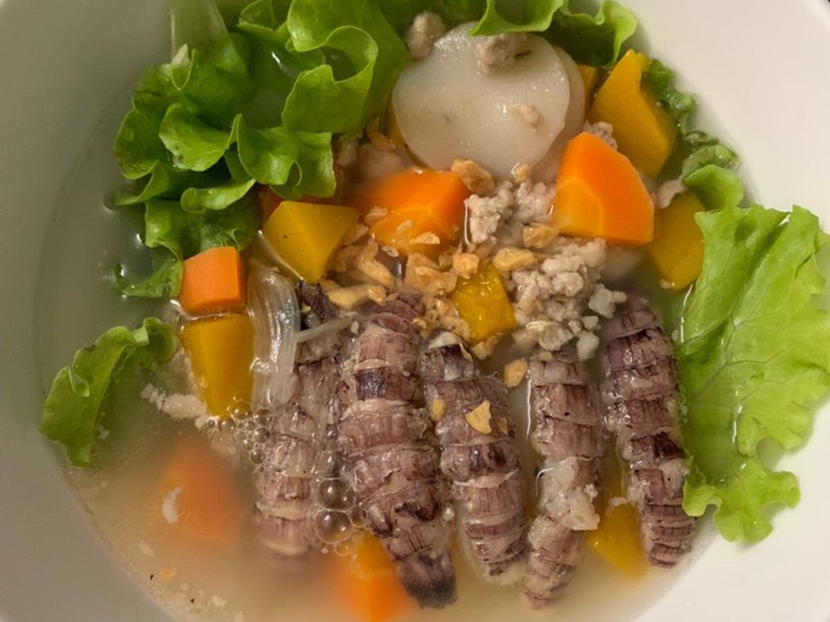 Bánh canh phồng tôm