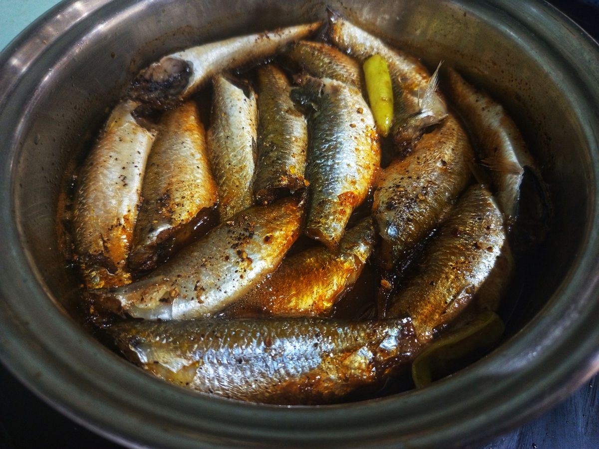Cá đối kho tiêu