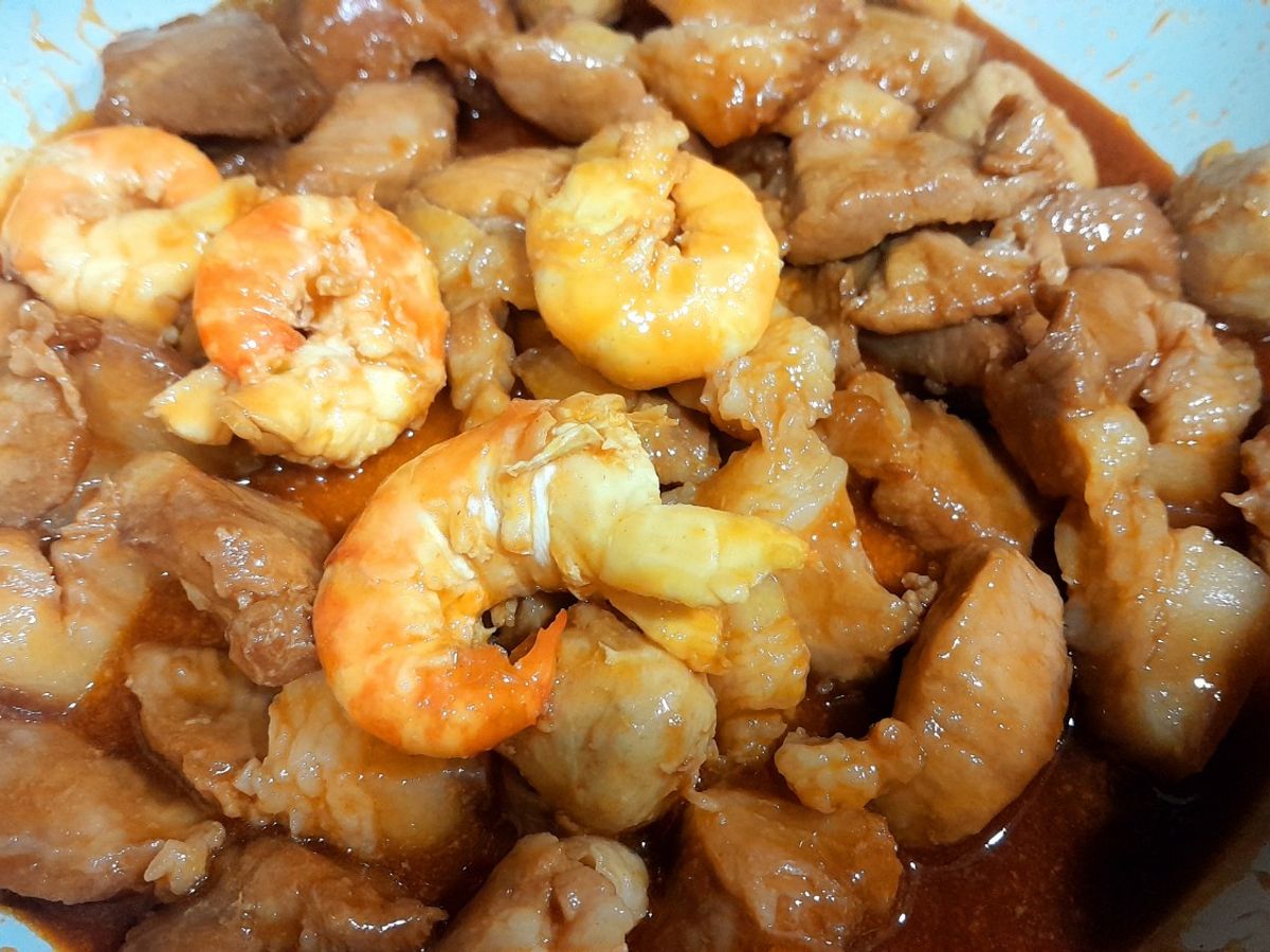 Tôm nõn rang thịt