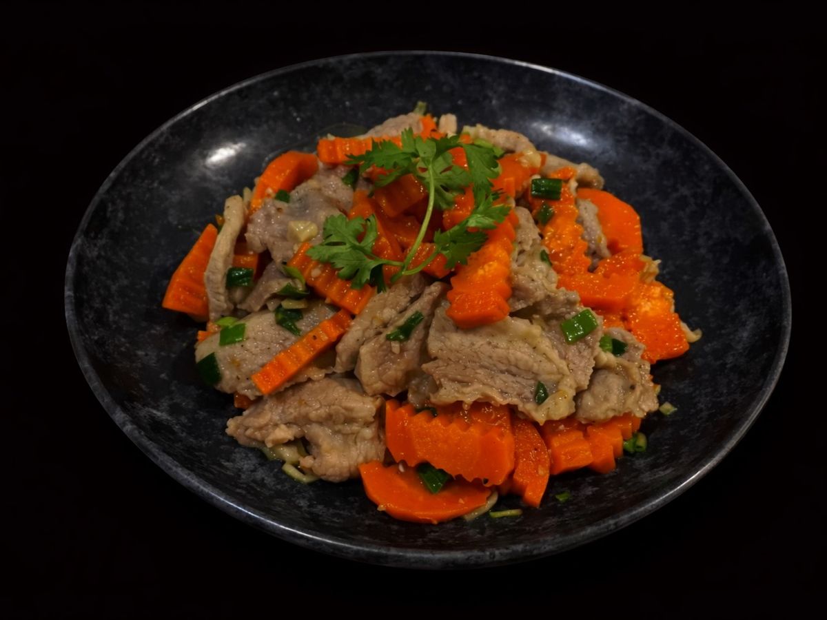 SP.0805 - Thăn Heo Xào Cà Rốt