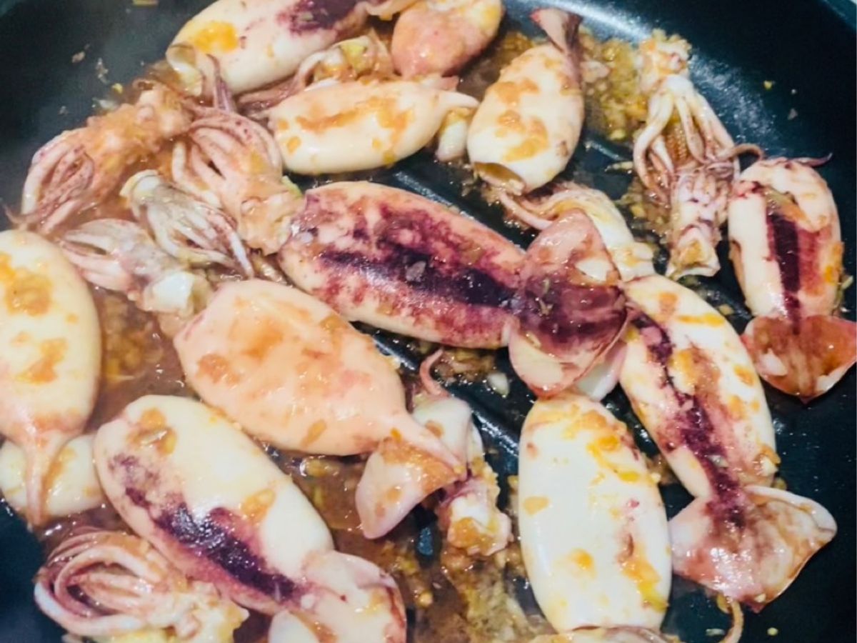 Mực nướng sa tế