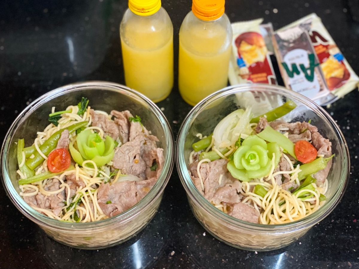 Thịt Bò Xào Mì Trứng