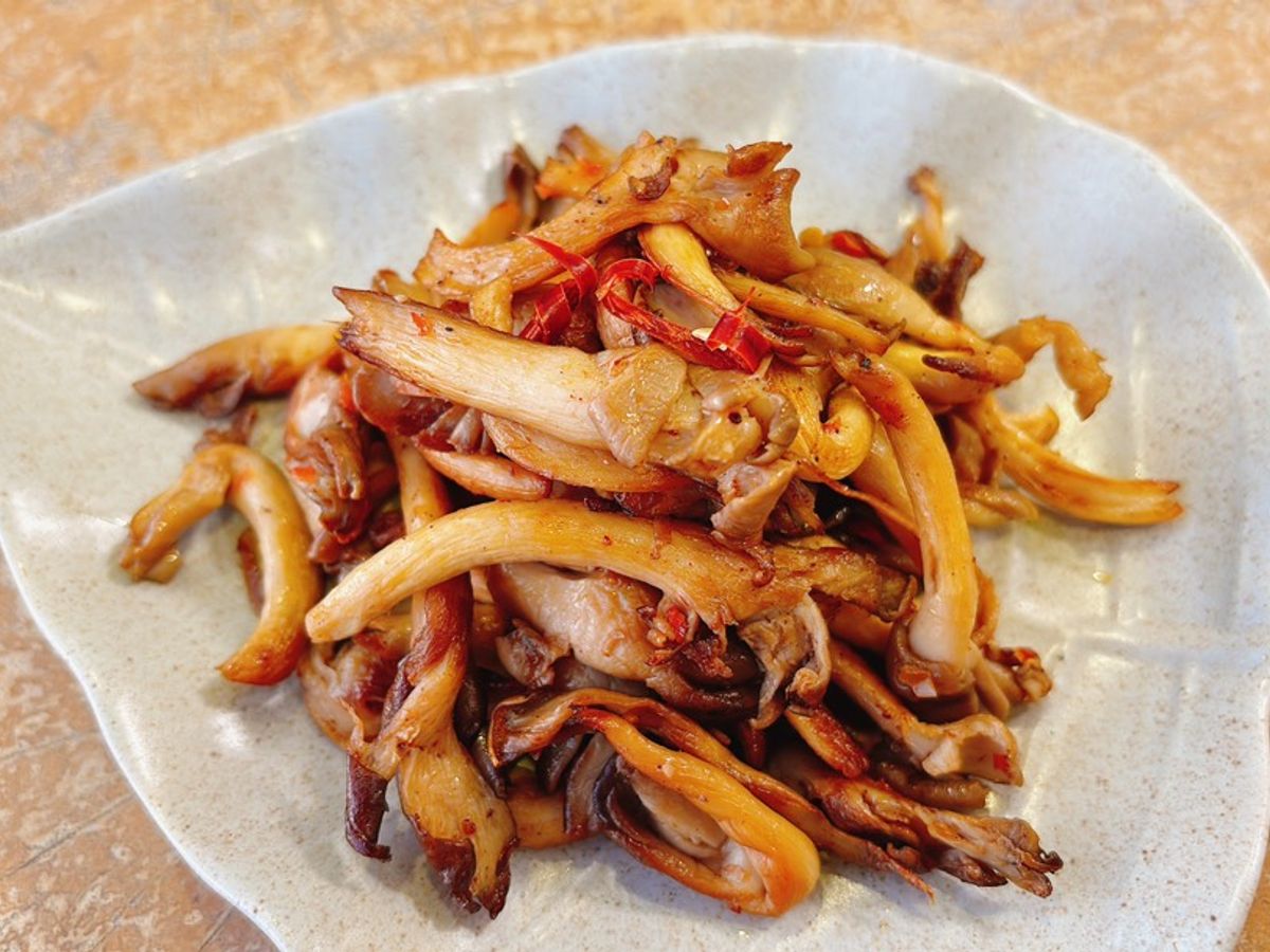 Nấm áp chảo ngũ vị với Coca