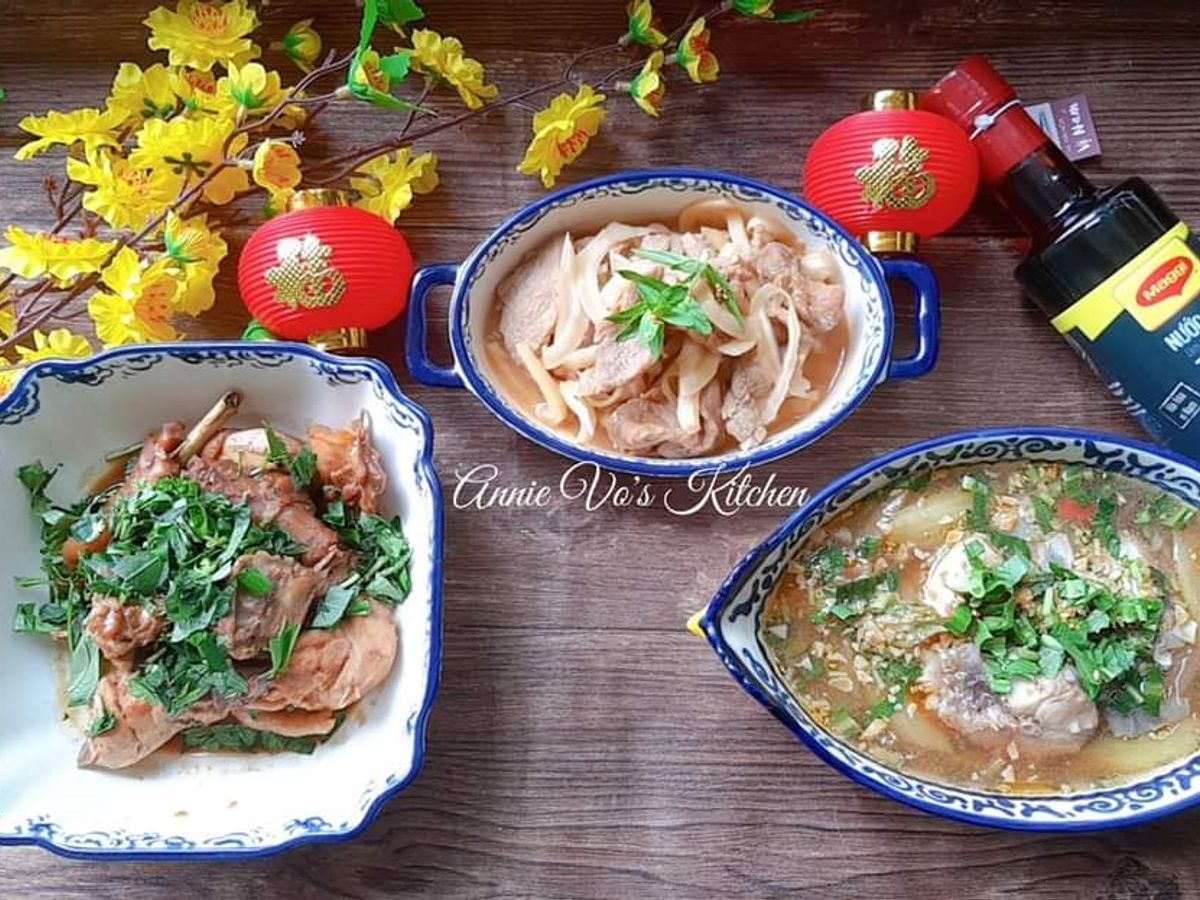 Cơm nhà ngày Tết