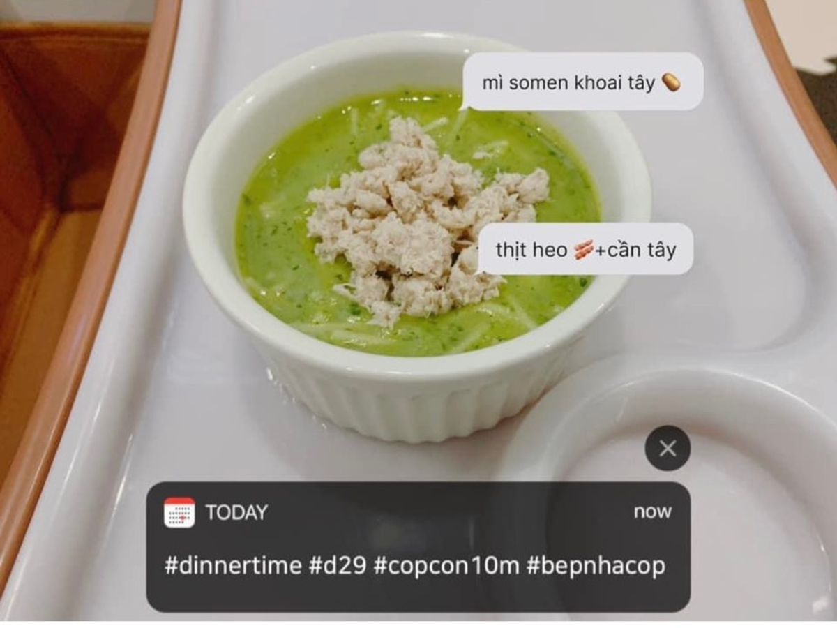 Mì somen khoai tây 🥔 thịt heo cần tây
