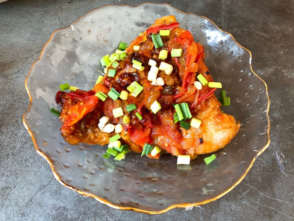 Cá Diêu Hồng Sốt Cà Chua / Món Mặn