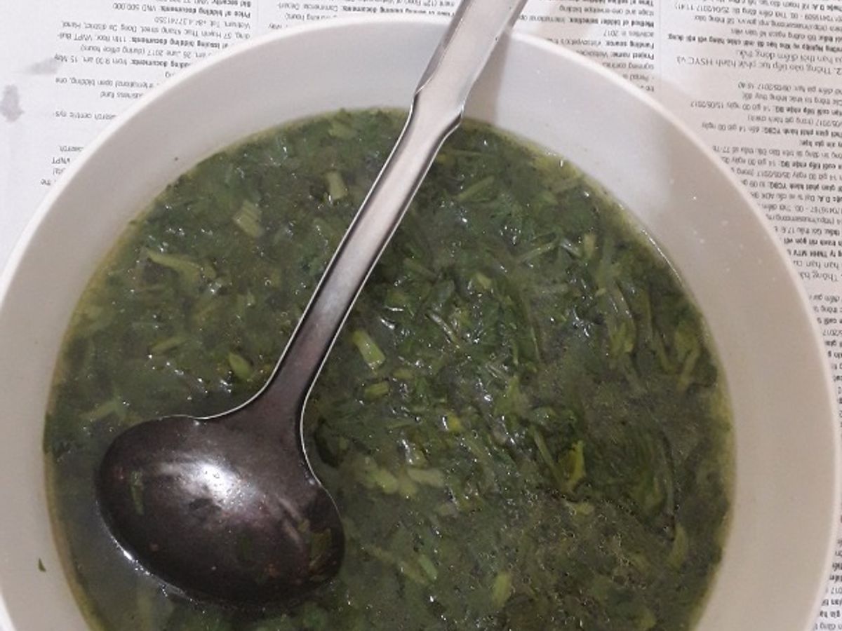 Canh rau cải